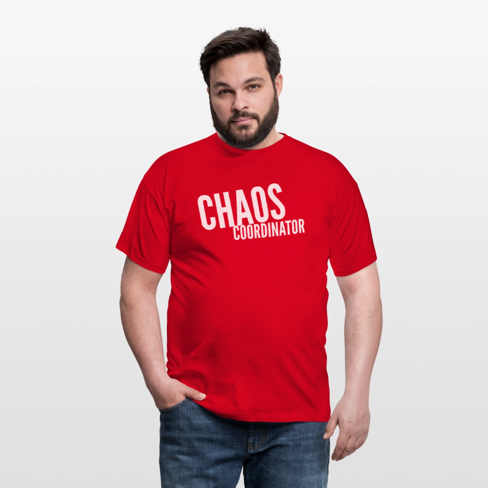 „Chaos Coordinator“ T-Shirt für Hausfrauen – Lustiges Mama-Shirt | Stylisch & bequem - Rot