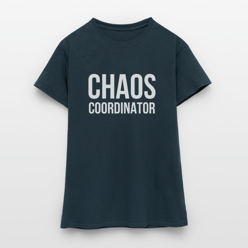 Chaos Coordinator T-Shirt – Lustiges Damen-Shirt - Navy