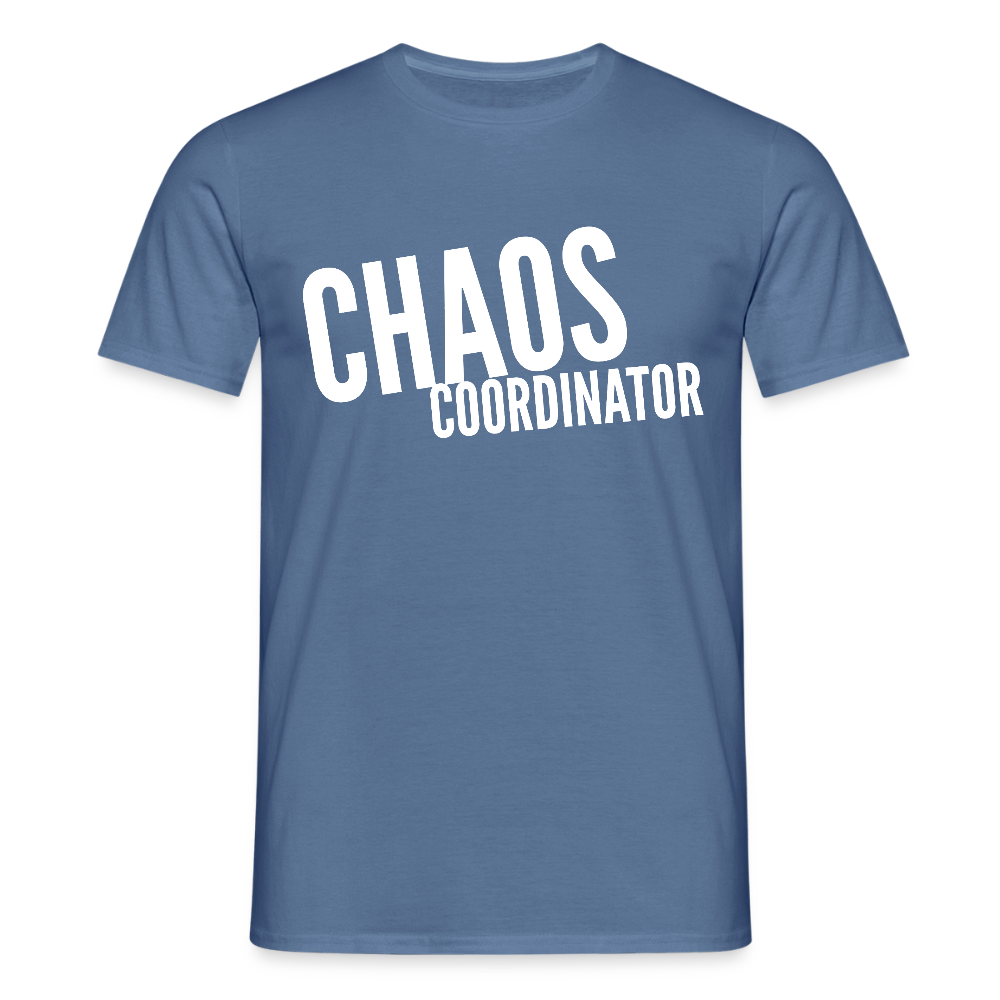 „Chaos Coordinator“ T-Shirt für Hausfrauen – Lustiges Mama-Shirt | Stylisch & bequem - Taubenblau