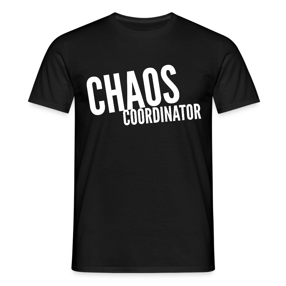 „Chaos Coordinator“ T-Shirt für Hausfrauen – Lustiges Mama-Shirt | Stylisch & bequem - Schwarz