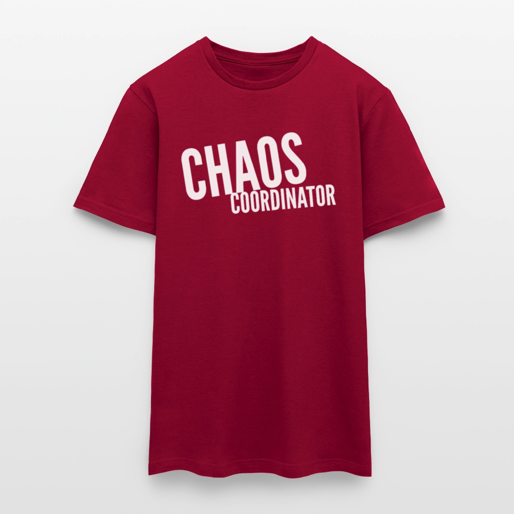 „Chaos Coordinator“ T-Shirt für Hausfrauen – Lustiges Mama-Shirt | Stylisch & bequem - Ziegelrot