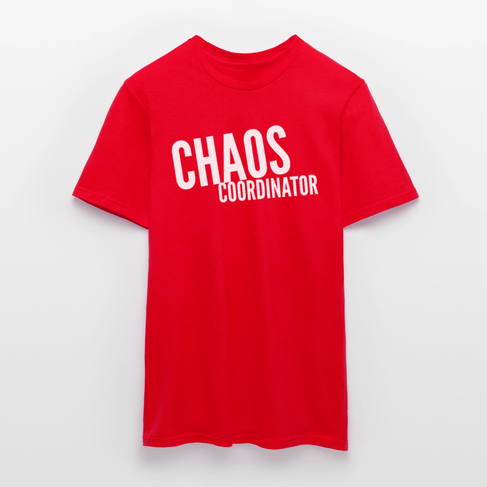 „Chaos Coordinator“ T-Shirt für Hausfrauen – Lustiges Mama-Shirt | Stylisch & bequem - Rot