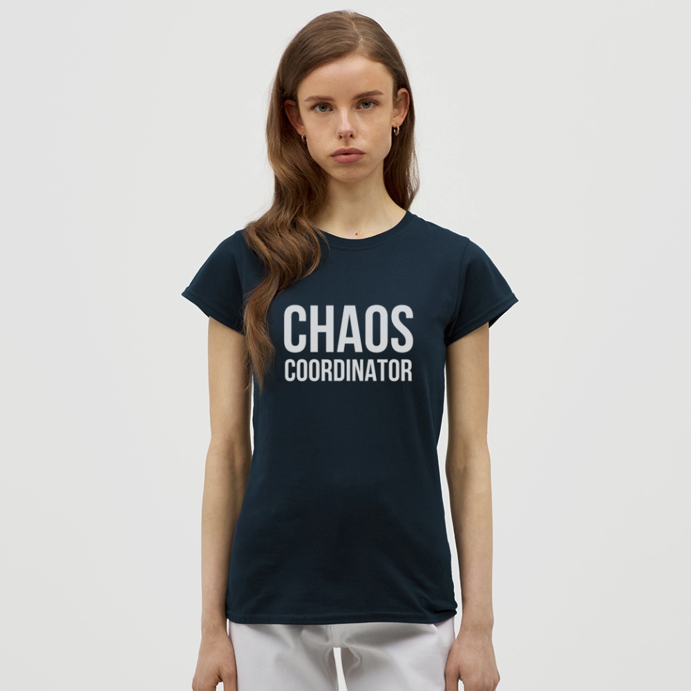 Chaos Coordinator T-Shirt – Lustiges Damen-Shirt - Navy