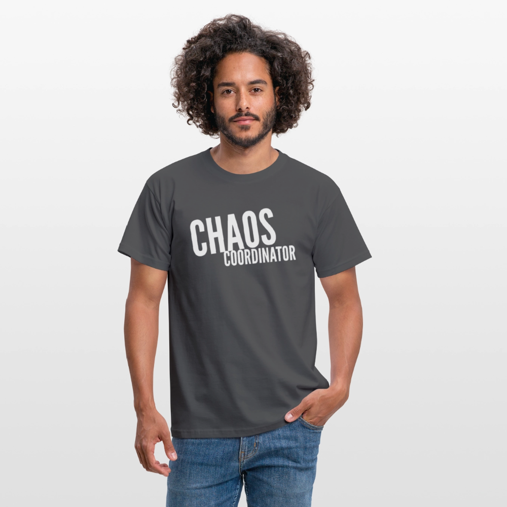 „Chaos Coordinator“ T-Shirt für Hausfrauen – Lustiges Mama-Shirt | Stylisch & bequem - Anthrazit