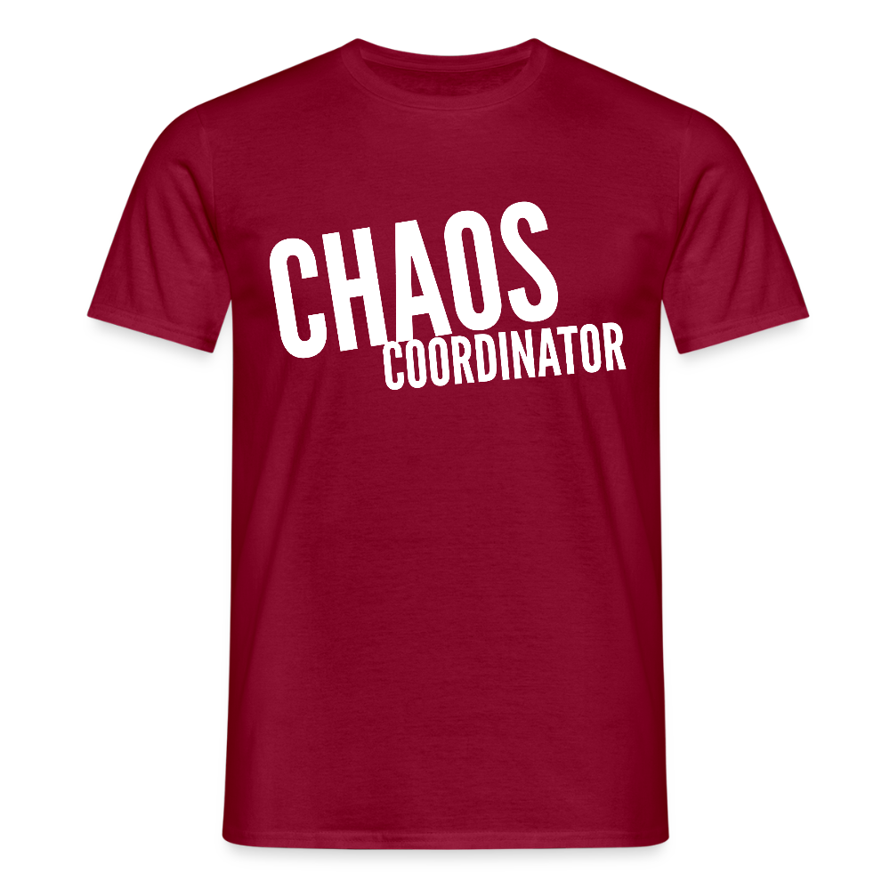 „Chaos Coordinator“ T-Shirt für Hausfrauen – Lustiges Mama-Shirt | Stylisch & bequem - Ziegelrot