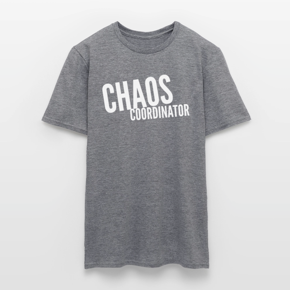 „Chaos Coordinator“ T-Shirt für Hausfrauen – Lustiges Mama-Shirt | Stylisch & bequem - Graphit meliert