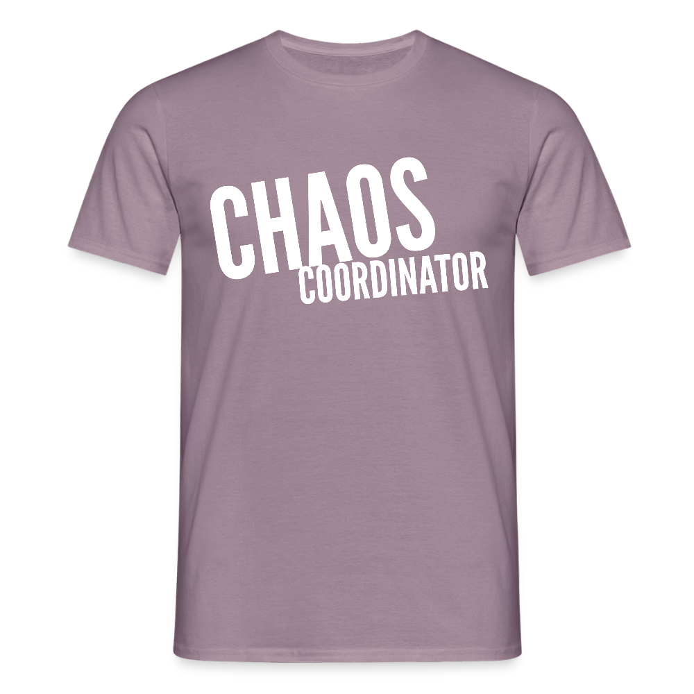 „Chaos Coordinator“ T-Shirt für Hausfrauen – Lustiges Mama-Shirt | Stylisch & bequem - Lilagrau