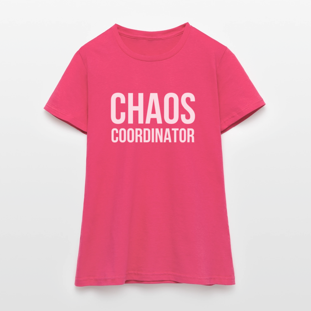Chaos Coordinator T-Shirt – Lustiges Damen-Shirt - Azalea